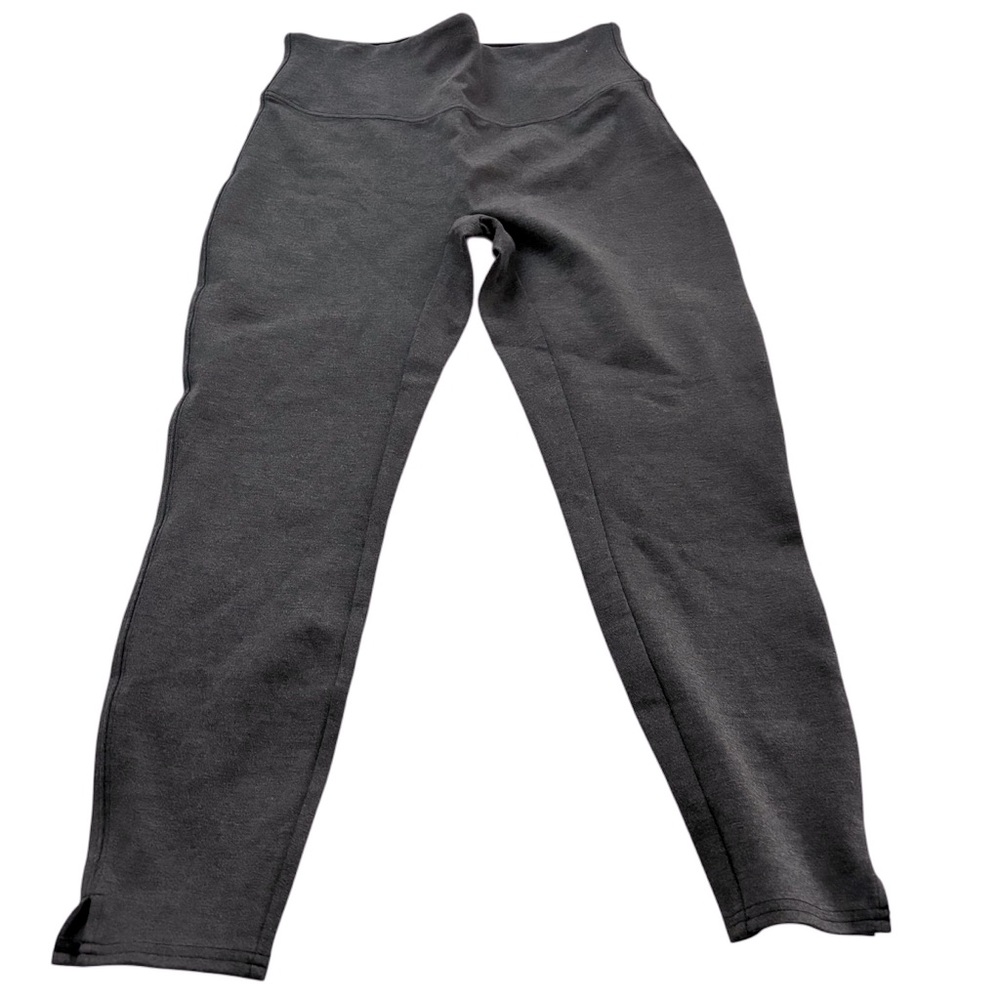 Spanx Ponte Ankle High Waist Grey Heather Pull On Leggings Size Petite M